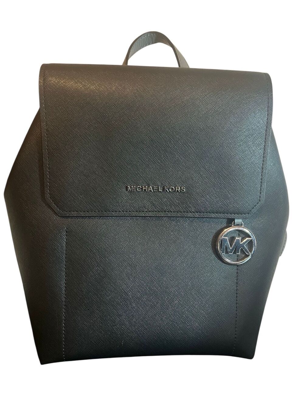 MK9. Black Michael Kors Hayes medium backpack